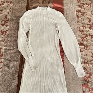 Banana Republic Puff Sleeve Sweater Dress